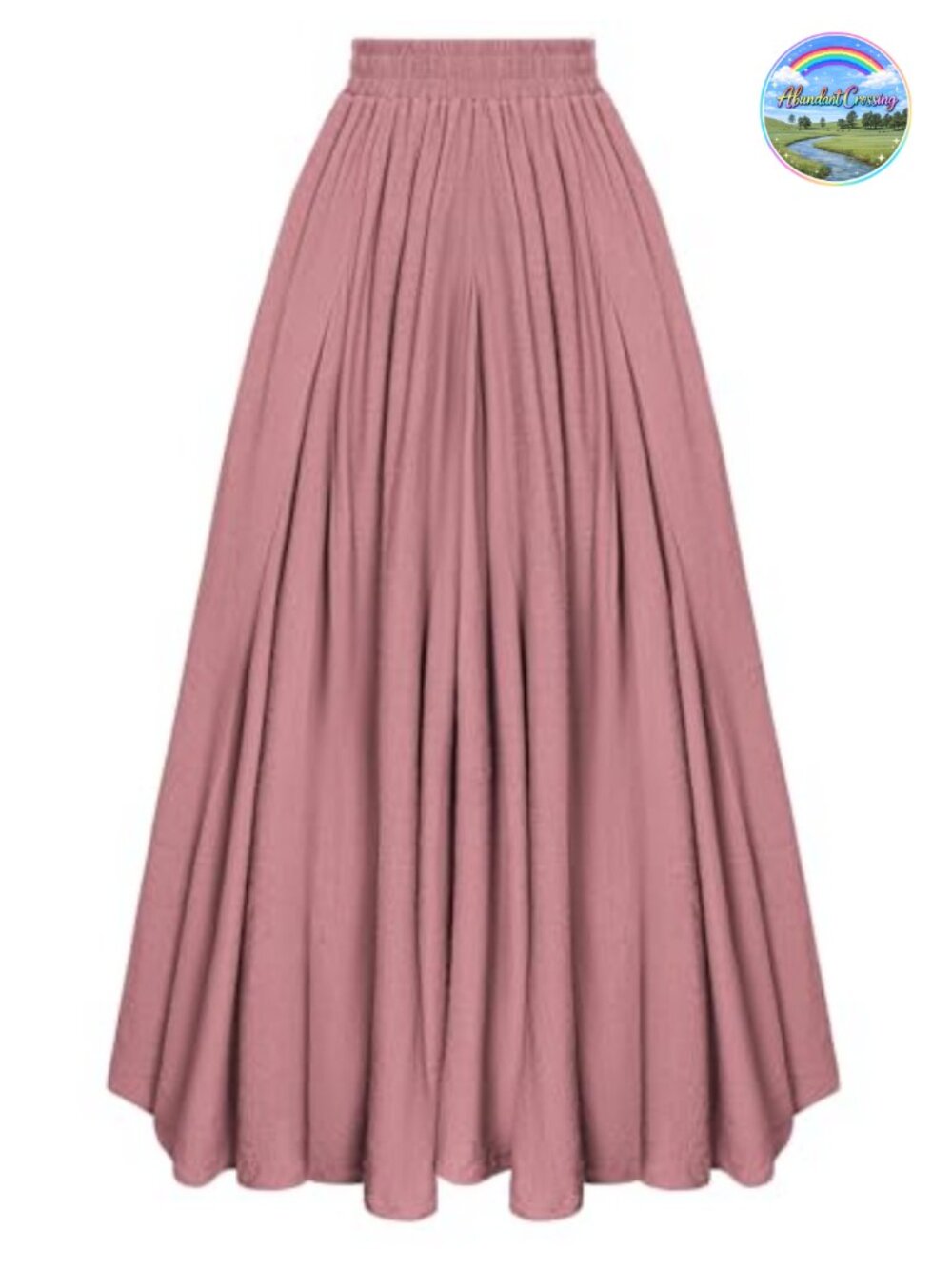Women's Long Flowy Boho Renaissance Maxi Skirt with Pockets